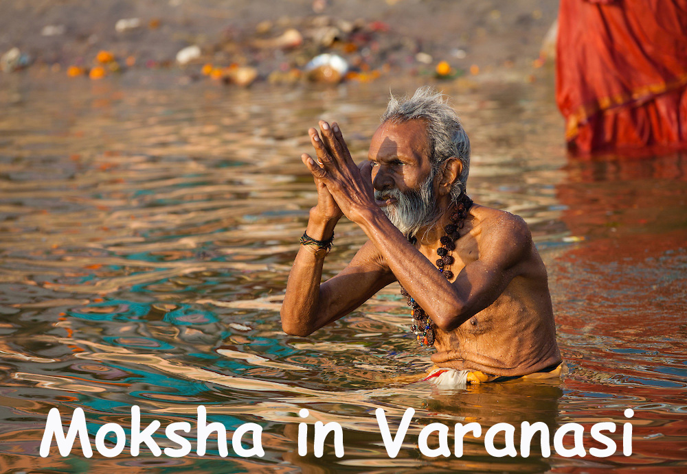 Moksha image in Varanasi India