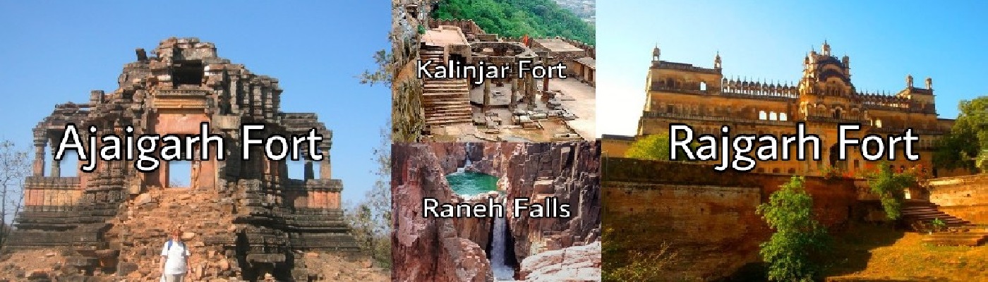 Tourists attractions near Khajuraho, India 