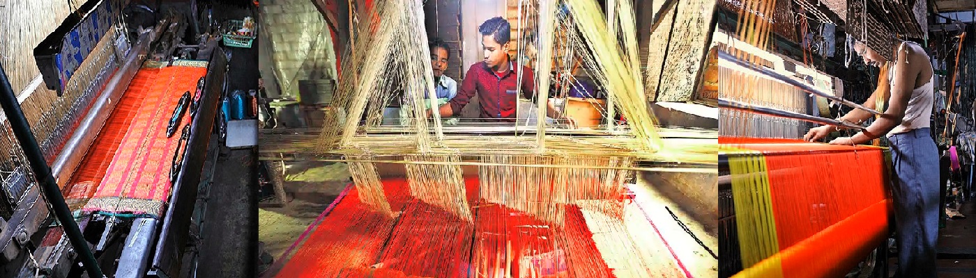 Benarasi Silk Weavers in Banaras India