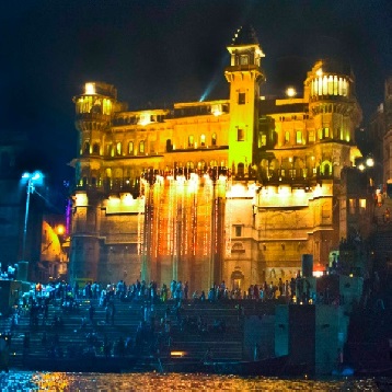 Dev Diwali in Darbhanga Ghat Varanasi