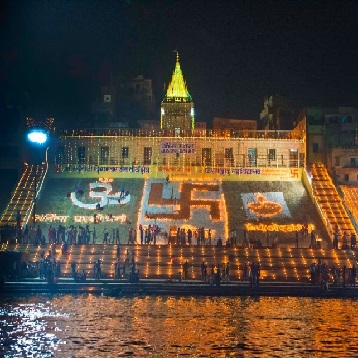 Dev Diwali in Jain Ghat Varanasi