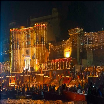 Dev Diwali in Reva Ghat Varanasi