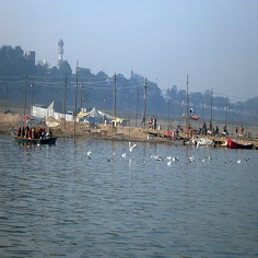 Asthi Visarjan in  Allahabad India