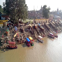 Asthi Visarjan in Shaktibeah Tirth, Avantika India