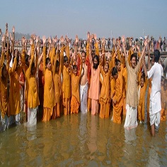 Asthi Visarjan in Badrinath India