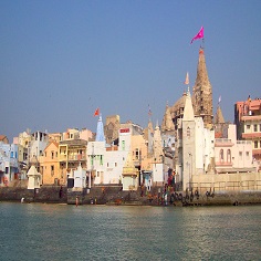 Asthi Visarjan in  Dwarka India