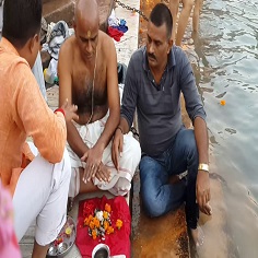 Asthi Visarjan in Mathura  India