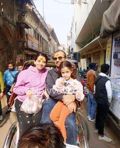 Holy Voyages organized a Varanasi Spiritual Tour in Varanasi for Apparao  Mantra Vadi and Family from U.S.A.