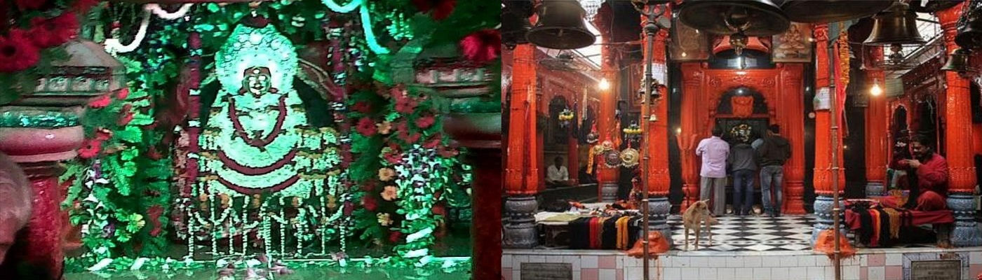 Sankatha Devi Temple at Sankata Ghat in Varanasi, India 