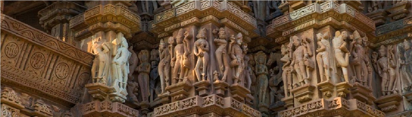 Sculptures of Temples of Khajuraho, India