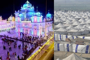 Tent City at Kangan Ghat for Guru Gobind Singh Anniversary in Patna